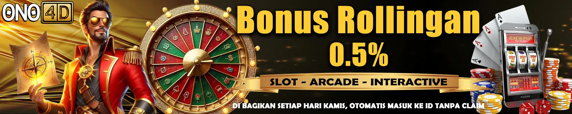 Bonus Rollingan 0.1% ONO4D